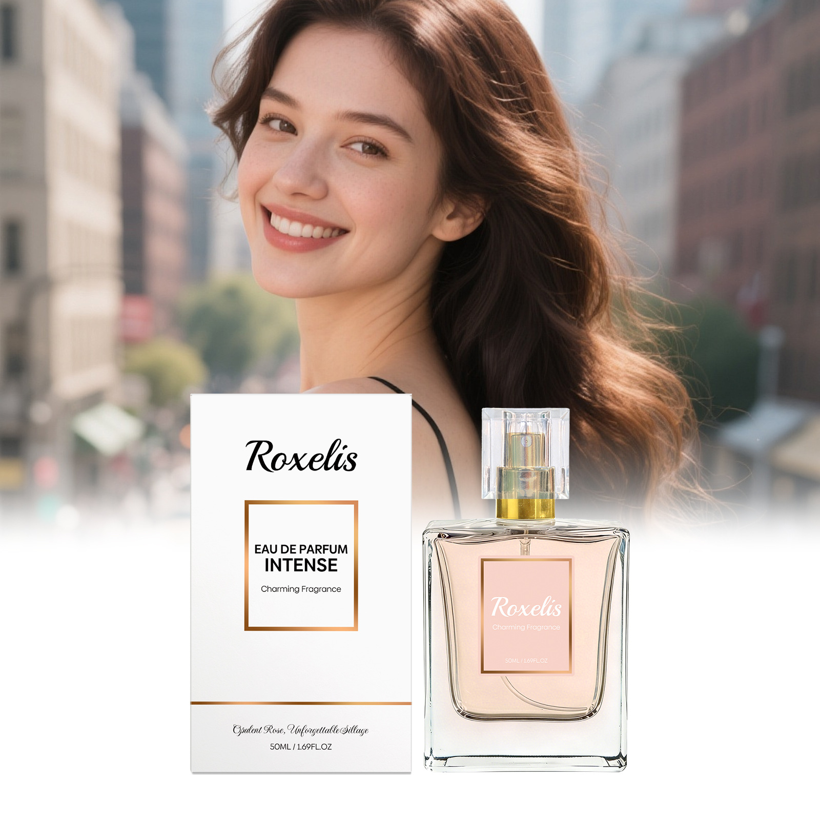 Perfume Fragrance Mist - สเปรย์น้ำหอมกลิ่นกุหลาบวานิลลา กลิ่นหอมติดทนนาน หรูหรา สำหรับผู้หญิง ปล่อยฟีโรโมน ดึงดูดผู้ชาย