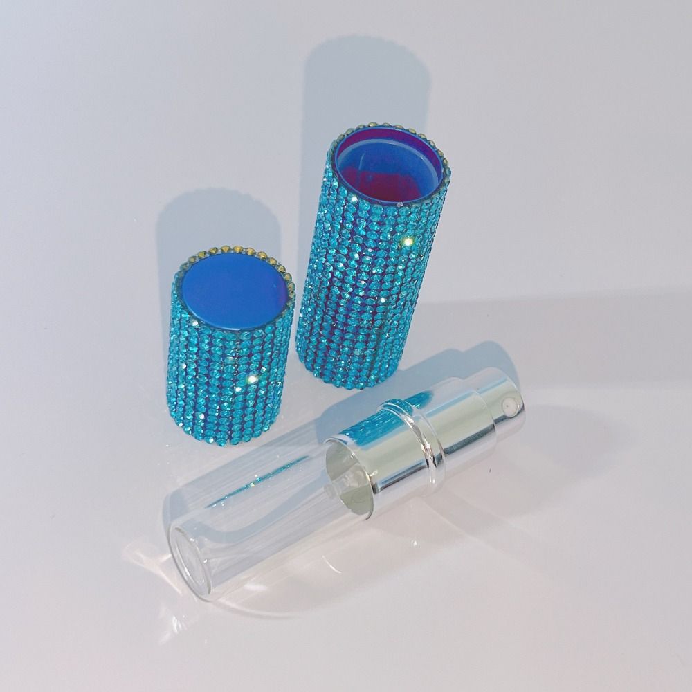 Perfume Fragrance Booster - 10ML น้ําหอม Atomizer ขวดเติม Rhinestone ฝังมินิเครื่องสําอาง