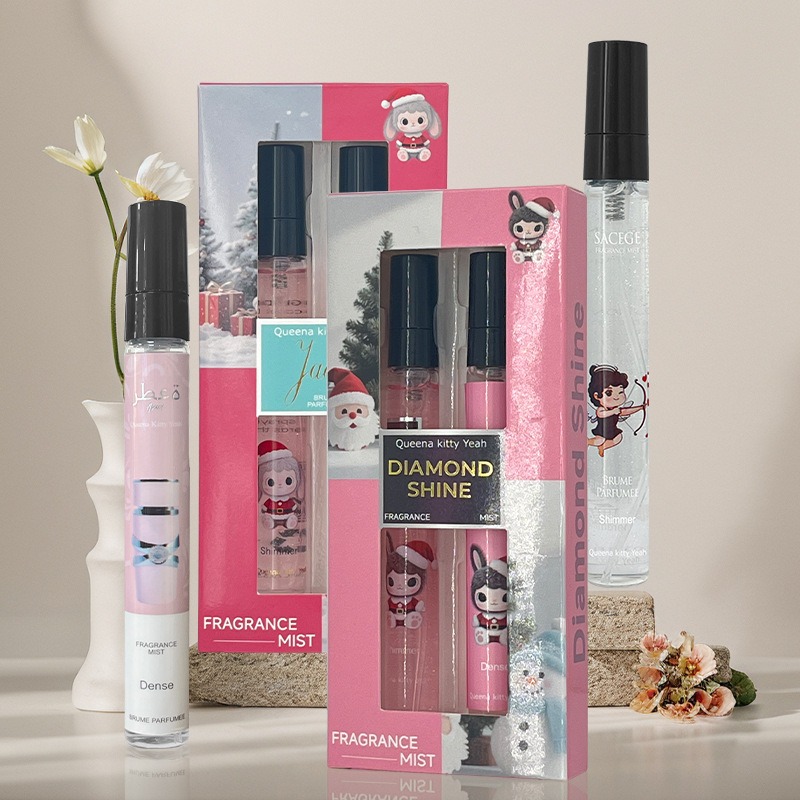 Perfume Fragrance Gift Set - ชุดของขวัญน้ำหอม 10 มล.*2 ขวด สำหรับผู้หญิง กลิ่นหอมติดทนนาน