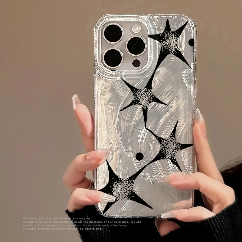 Perfume Pure Xs - เคสโทรศัพท์ลายดาวระยิบระยับสุดเทรนดี้ สำหรับ iPhone 17 16 Pro
