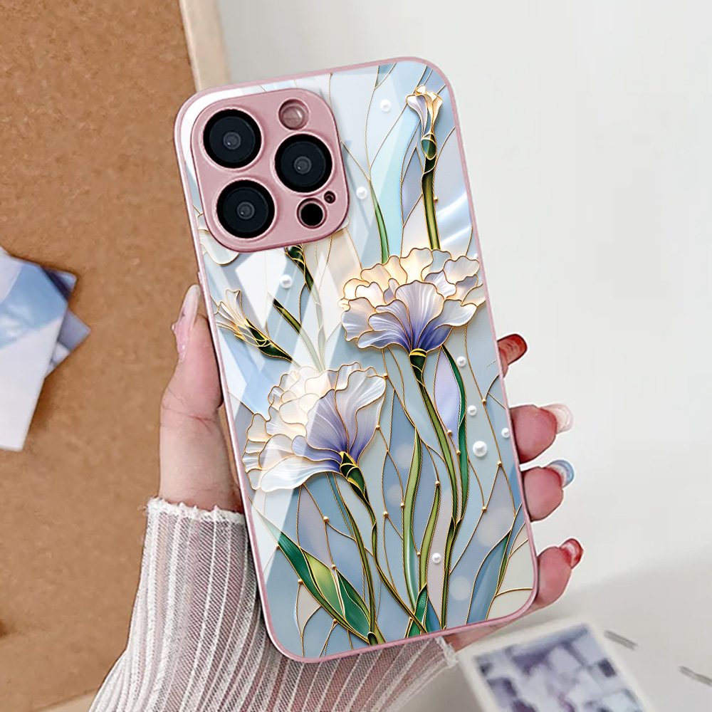 Perfume Pure Xs - เคสโทรศัพท์ลายดอกบัว สำหรับ iPhone 16 Pro, iPhone