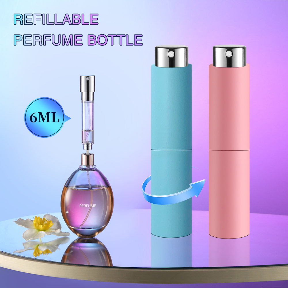 6ml หมุนน้ําหอม Atomizer แบบพก - Perfume Fragrance Booster บทวิจารณ์และราคา