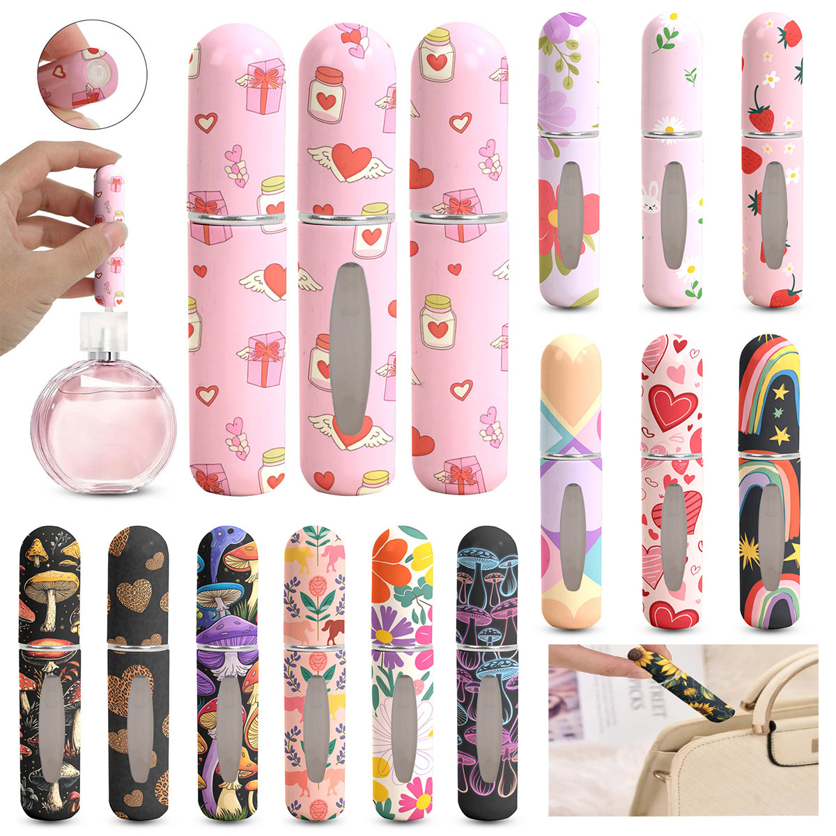 1/3pcs แบบพกพาขวดน้ําหอมมินิพิ - Perfume Fragrance Booster บทวิจารณ์และราคา